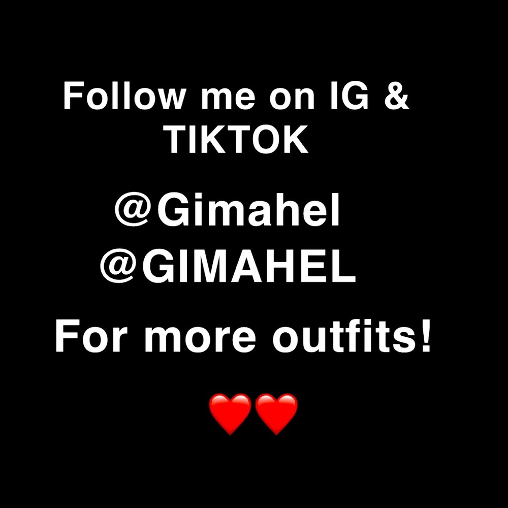 Follow me on IG and TikTok